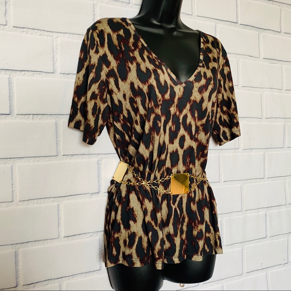 & Other Stories Leopard Print Top Size - image 5